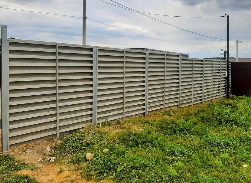 Забор жалюзи