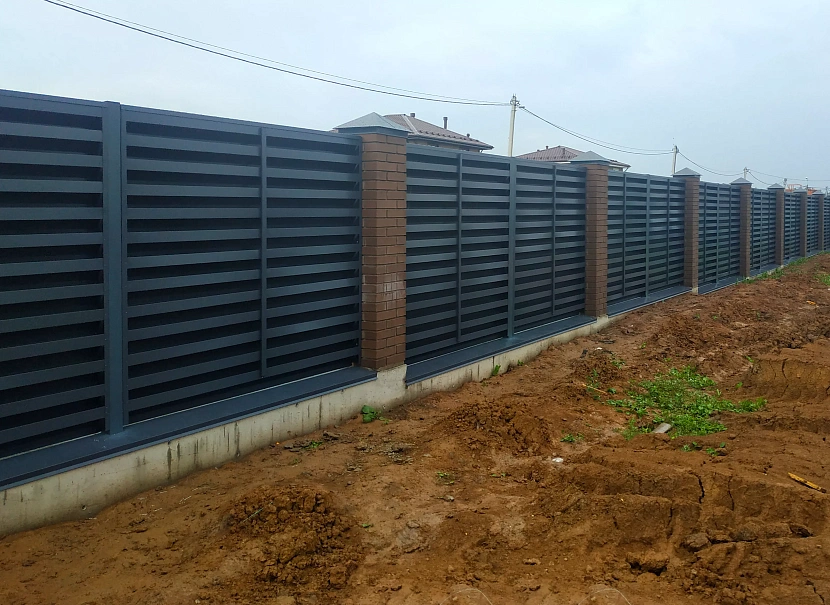 Забор жалюзи