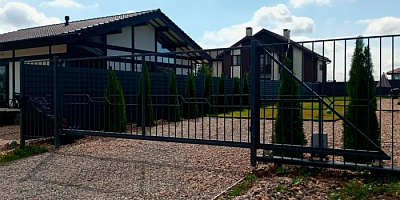 Откатные автоматические ворота