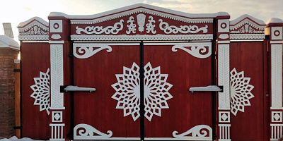 Автоматические распашные ворота