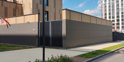 Распашные ворота из профтрубы