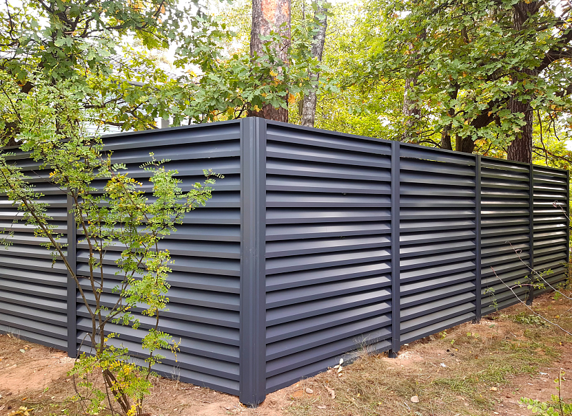 Забор жалюзи